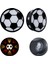 Kırmızı Futbol Topu Dekoratif LED Duvar Aplik, Renkli | Şık ve Modern Tasarım 1