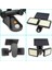 Siyah W770B Sensörlü 36 Cob LED Solar Aydınlatmalı Duvar Lambası 3