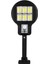 Enerjili Solar Sokak Lambası, Cob Led, Sensörlü, Siyah Renkli 2