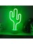 Renkli Neon Işıklı Kaktüs Masa Lambası USB ve Pilli, Şık ve Eğlenceli Aydınlatma 1