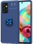 Newface Samsung Galaxy A72 Kılıf Range Yüzüklü Silikon - Mavi 1