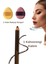 1 Suya Dayanıklı Dolgun Dudak Göz Pürüzsüz Eyeliner Kaş Boyama Kalemi Peeling Dudak 2 Makyaj Süngeri 1
