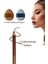 1 Suya Dayanıklı Dolgun Dudak Göz Pürüzsüz Eyeliner Kaş Boyama Kalemi Peeling Dudak 2 Makyaj Süngeri 1