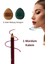 1 Suya Dayanıklı Dolgun Dudak Göz Pürüzsüz Eyeliner Kaş Boyama Kalemi Peeling Dudak 2 Makyaj Süngeri 1