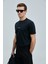 Marcus Modern Grafik T- Shirt Siyah 1