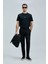 Marcus Modern Grafik T- Shirt Siyah 2