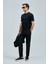 Marcus Modern Grafik T- Shirt Siyah 5