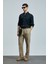 Tom Smart Erkek Chino Pantolon Slim Fit Lacivert 4