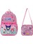 Ilkokul Çantası Kuromi 2'li Set 40*30 cm Beslenme Çantası Ortopedik Sırt Çantası Kız Çocuk 1