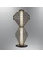 Şık ve Modern 24 cm Trian Lambader Platin Altın Rengi Dekoratif Ürün 1