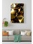 Gold Soyut Cam Tablo, Dekoratif Cam Tablo 4
