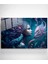 Mermaid And Fishes Cam Tablo, Dekoratif Cam Tablo 2