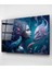 Mermaid And Fishes Cam Tablo, Dekoratif Cam Tablo 5