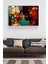 Woman Flower Cam Tablo, Dekoratif Cam Tablo 4