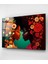 Woman Flower Cam Tablo, Dekoratif Cam Tablo 5