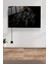 LED Aydınlatmalı Dolunay ve Kurtlar Cam Tablo, Işıklı Cam Tablo 2