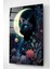 Moon And Cat Cam Tablo, Dekoratif Cam Tablo 5