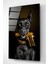 Doberman Gold Cam Tablo, Dekoratif Cam Tablo 5