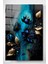 Abstract Flowers Cam Tablo, Dekoratif Cam Tablo 1