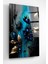 Abstract Flowers Cam Tablo, Dekoratif Cam Tablo 3