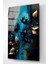 Abstract Flowers Cam Tablo, Dekoratif Cam Tablo 5