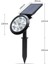 18W Ledli Solar Kazıklı Bahçe Armatürü Yeşil Işık 5