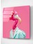 Flamingo Portre Cam Tablo, Dekoratif Cam Tablo 4