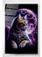 Kedi ve Dolunay Cam Tablo, Dekoratif Cam Tablo 1