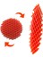 Yeni Nesil Kırmızı Solucan Oyuncağı Top Anahtarlıklı Model 2 Özellikli Vıp New Red Fıdget Worm 1