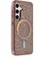 Newface Samsung Galaxy S24 Kılıf Diamond Magsafe Kapak - Pembe 2