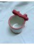 Arche Ceramic El Yapımı Seramik Kupa - Kurdele - Pembe - Tekli 2