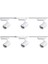 6'lı Beyaz Ray Spot Seti, 30W, 1m, Monofaze, Modern Aydınlatma Seçeneği 1