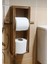 Yapışkanlı Ahşap Tuvalet Kağıtlığı Wc Kağıt Tutucu Yapışkanlı Banyo Wc Kağıtlık 1