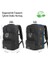 Explor Eco MCE-1205 34L El Bagajı Seyahat Sırt Çantası, 17.3 Inç Laptop Sırt Çantası, Su Geçirmez Kabin Boy Sırt Çantası, Çevre Dostu, Reflektörlü Hafta Sonu Çantası 3