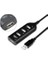 Port USB Çoğaltıcı Çoklayıcı Hub USB 2.0 Çoklama Pc Laptop - Siyah 3