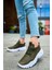 MD089 Cbt Low Top Lace Up Erkek Ayakkabı Hakı 5