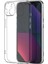 Apple iPhone 13 Uyumlu Kılıf Zebana Şeffaf Soft Silikon Kılıf Şeffaf 3