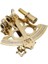 Büyük Boy Sextant Ağaç Kutulu Pirinç Denizci Sekstant 20CM 2