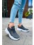 MD089 Cbt Low Top Lace Up Erkek Ayakkabı Antrasıt 4