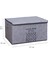 Gri Keçe Kapaklı Mega Plus Kutu 57X41X31 Cm, 5 Adet, Şık ve Kullanışlı Depolama Çözümü 1