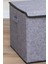 Gri Keçe Kapaklı Mega Plus Kutu 57X41X31 Cm, 5 Adet, Şık ve Kullanışlı Depolama Çözümü 4