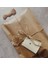 2li Set (100 Adet 13X20 + 15M Jüt Ip) Hazır Hediye Paketi Kalın Otantik Ambalaj Kağıdı 6