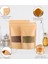 10 Adet 13X22 Kraft Doypack Kahve, Çay, Kuruyemiş, Baharat, Kuru Gıda, Gıda Koruma Poşetleri 2