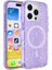 iPhone 16 Pro Max Kılıf Şeffaf Simli ve Magsafe Özellikli Şık Dazzle Premium Sert Silicone Case Cover 1
