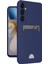 Samsung Galaxy M15 Kelvin Kartvizitli Silikon - Lacivert Dsdrn 1