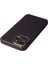 Newface iPhone 13 Pro Max Kılıf Coco Deri Silikon Kapak - Derin Mor 3