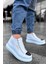 MD267 Cbt Roma Mirror Erkek Bot Beyaz 2