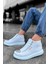 MD267 Cbt Roma Mirror Erkek Bot Beyaz 3