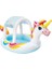 Unicorn Fıskiyeli Şişme Çocuk Havuzu | 127X102X69 cm Gölgelikli Deniz Botu | Deniz Yatağı 2