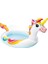 Unicorn Fıskiyeli Şişme Çocuk Havuzu | 127X102X69 cm Gölgelikli Deniz Botu | Deniz Yatağı 4